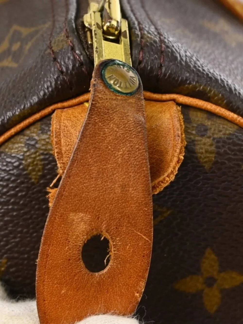 Best02 LOUIS VUITTON SPEEDY 30 HANDBAG PURSE MONOGRAM